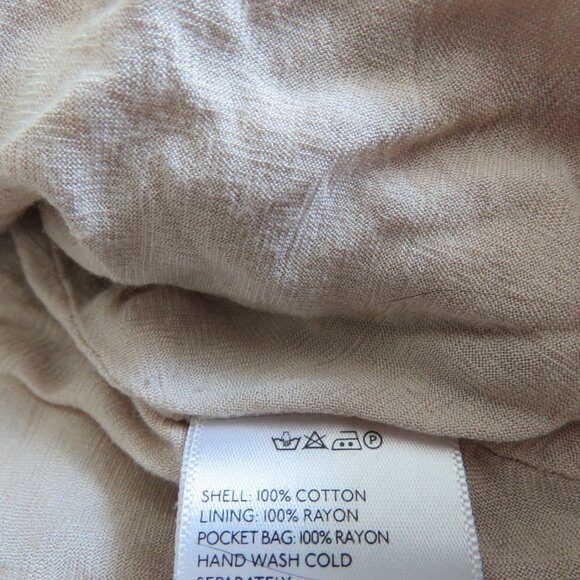 URBAN OUTFITTERS Gauzy 100% Cotton Tiered Tank Dress in Cream Coastal Boho XS - Picture 15 of 15